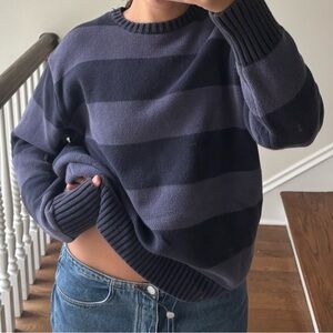 Brandy Melville Striped Navy women’s Sweater
